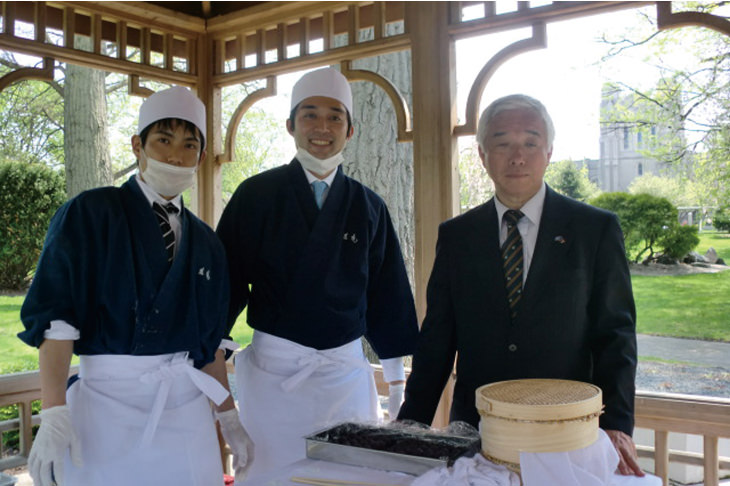 海外での親善茶会